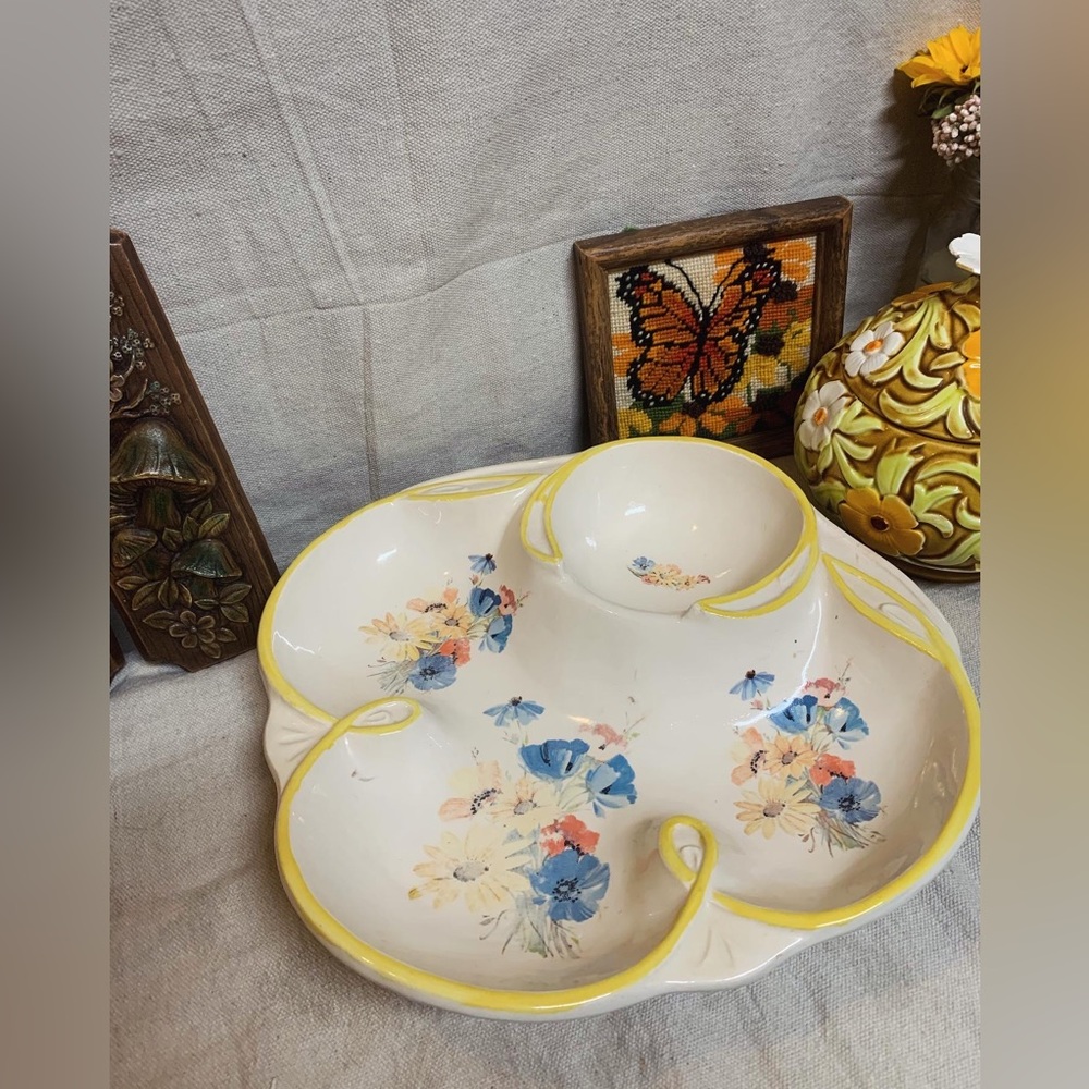 $40 BEAUTIFUL VINTAGE USA POTTERY PLATTER! 👒